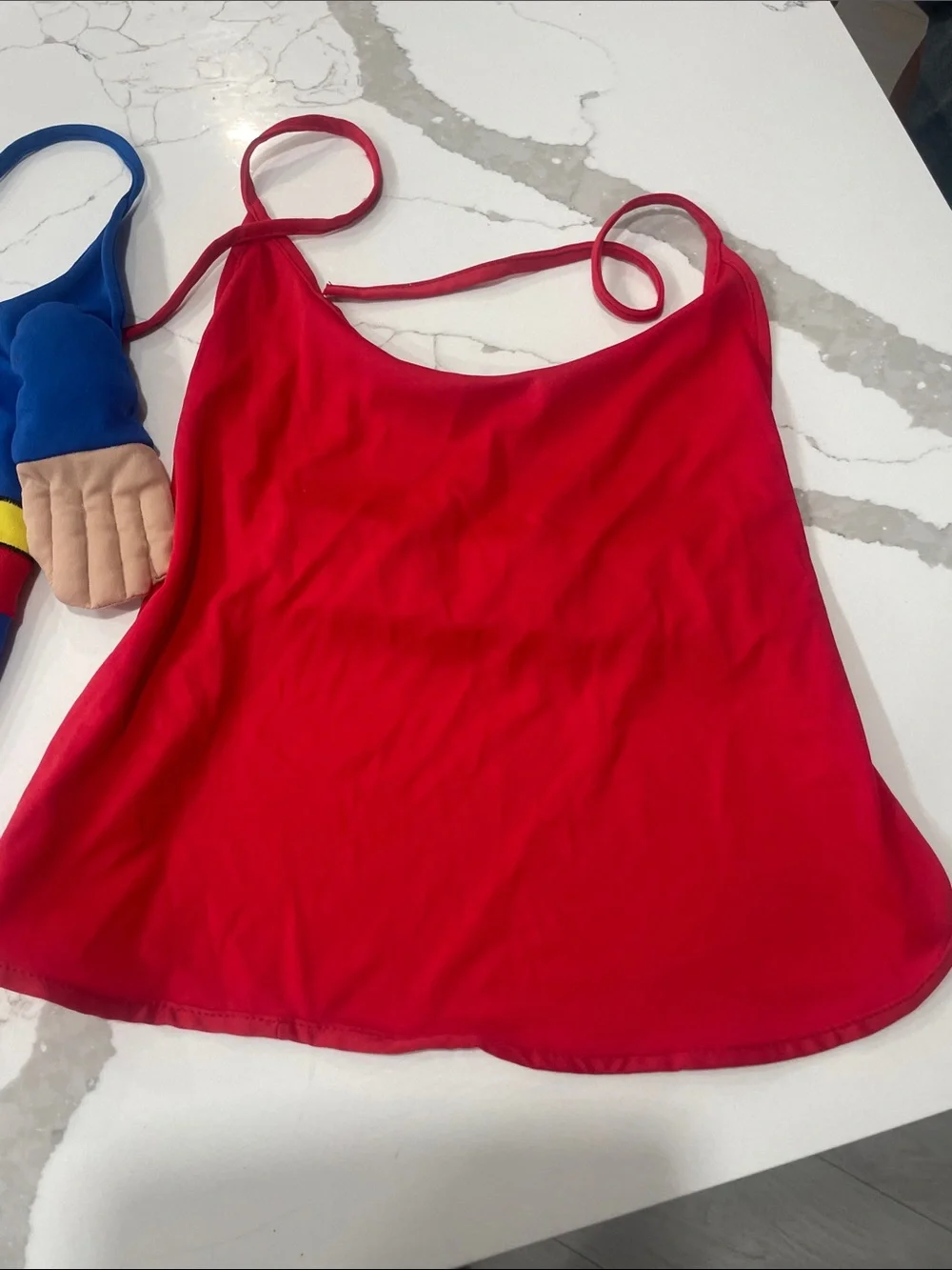 Superman pet Costume in Blue & Red for small dogs or cats
